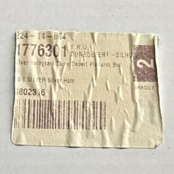 Holographic Platform Boots - Size 6 - YRU - NEW IN BOX - Picture 11 of 11